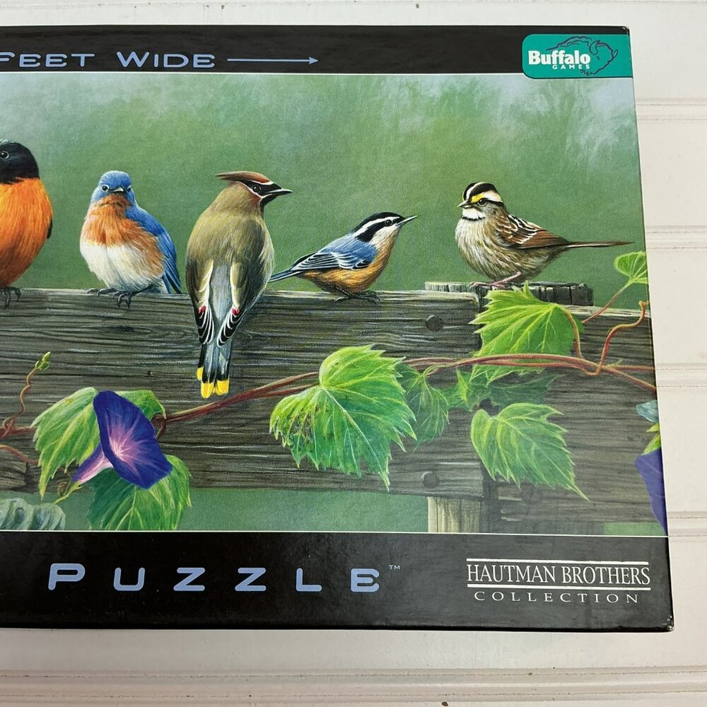 Songbirds Panoramic Puzzle 750 Pieces By Hautman Brothers Buffalo Games 38.25"x1 - Picture 4 of 10